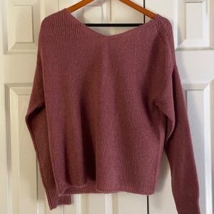 NWT Cremieux Pink Wool Sweater